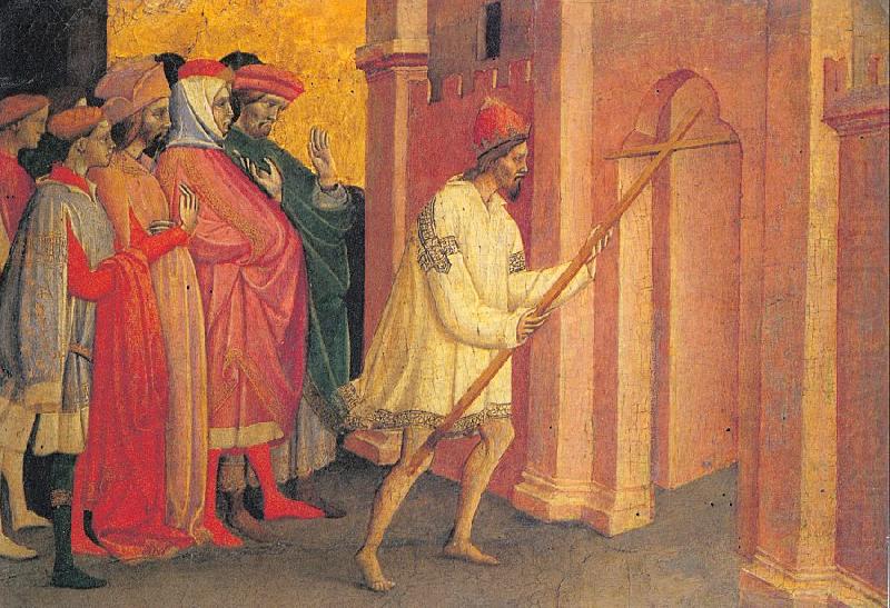 The Emperor Heraclius Carries the Cross to Jerusalem, Lambertini, Michele di Matteo